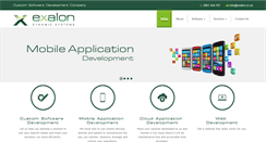 Desktop Screenshot of exalon.co.za