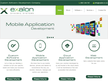 Tablet Screenshot of exalon.co.za